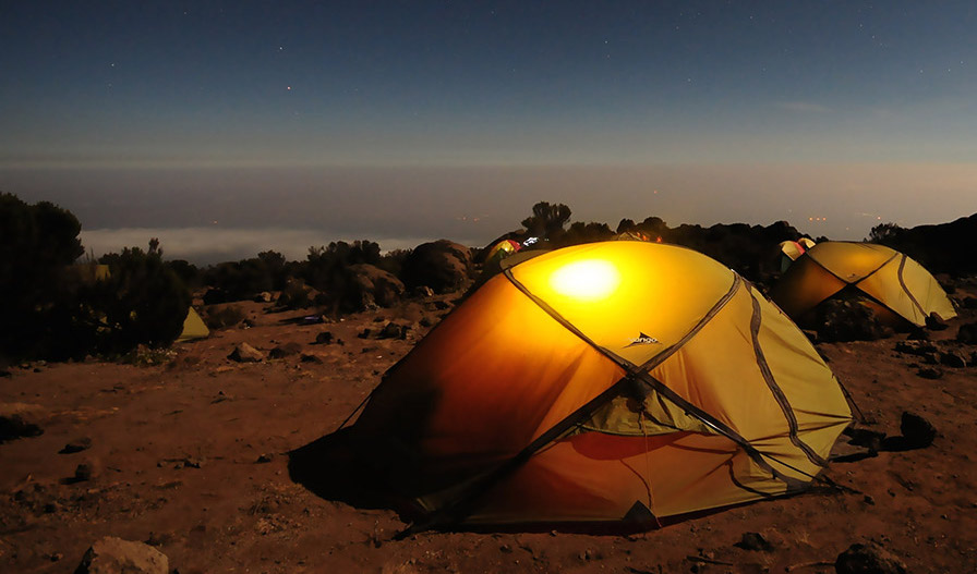 tent camping